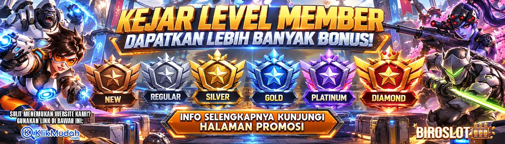 TINGKAT-AKUN-LEVEL-MEMBER-BIROSLOT-PASTI-MENGUNTUNGKAN